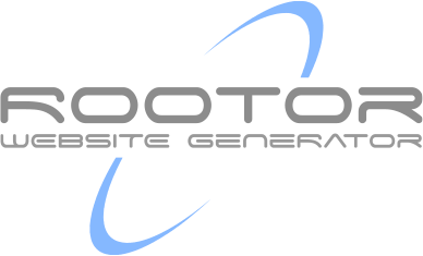 Rootor Website generator logo